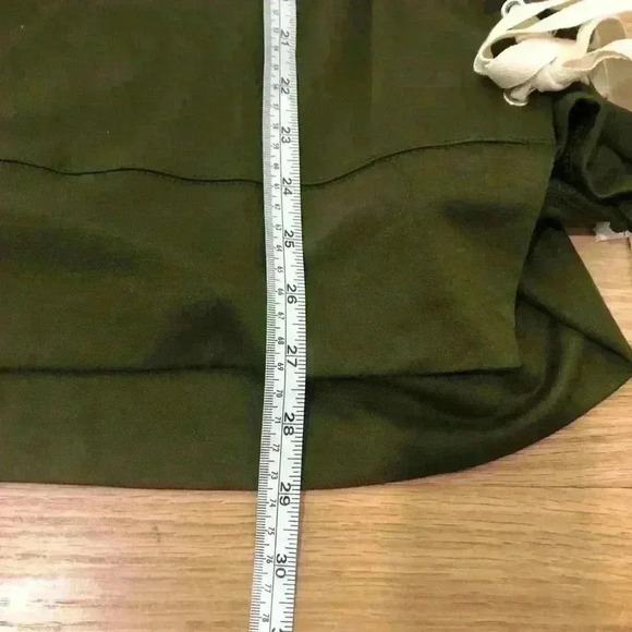 Women’s OSO Casuals Lace Up Side Sweatshirt Hunter Green Size 2X - Picture 7 of 8